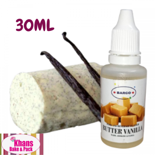 BARCO FLAVOUR BUTTER VANILLA CLEAR 30ML BARCO FLAVOUR BUTTER VANILLA CLEAR 30ML